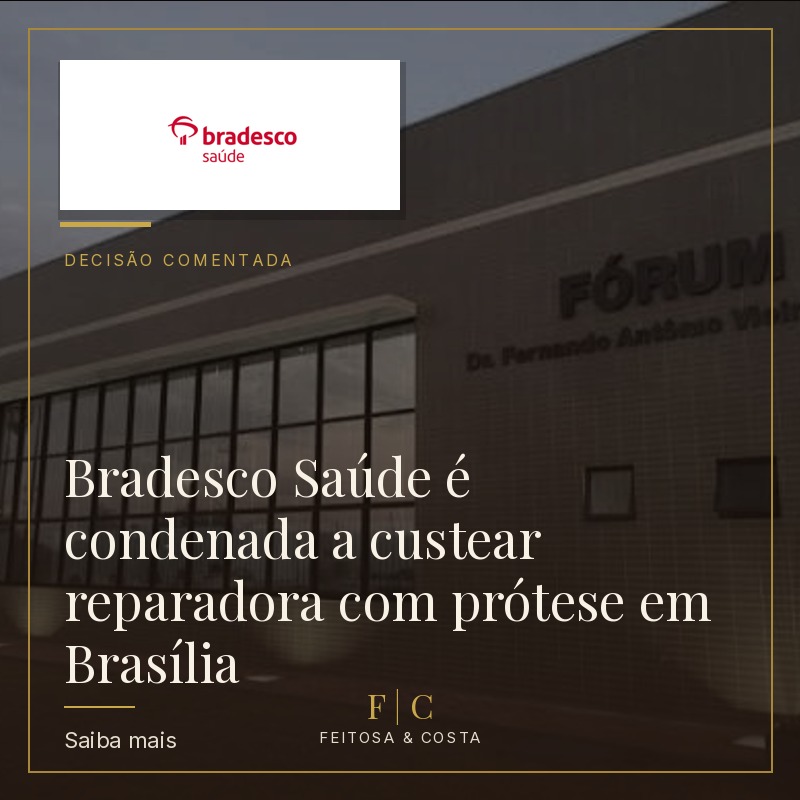 Bradesco Saúde é Condenada a Custear Reparadora com Prótese Após Bariátrica em Brasília